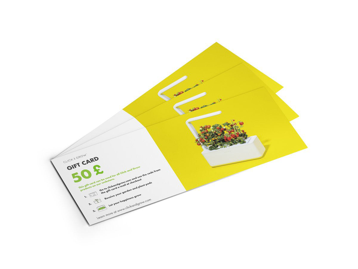 Click and Grow gift cards