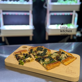 Kids in the Kitchen - Baked Rosemary, Brie, and Mushroom Tart